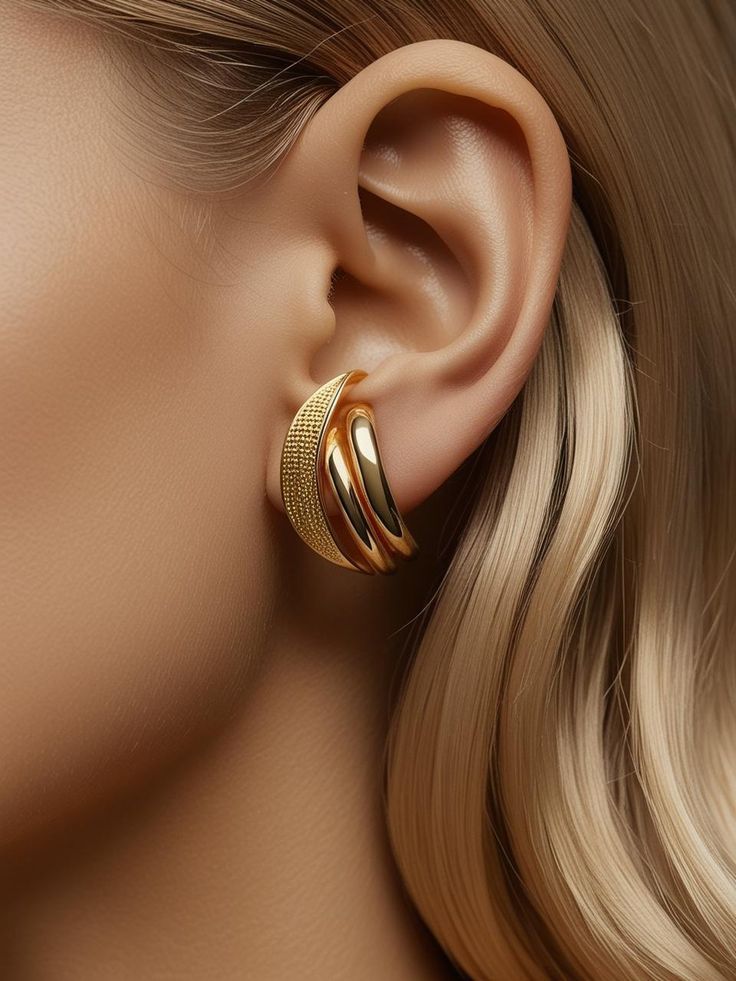 Chunky Gold Earrings